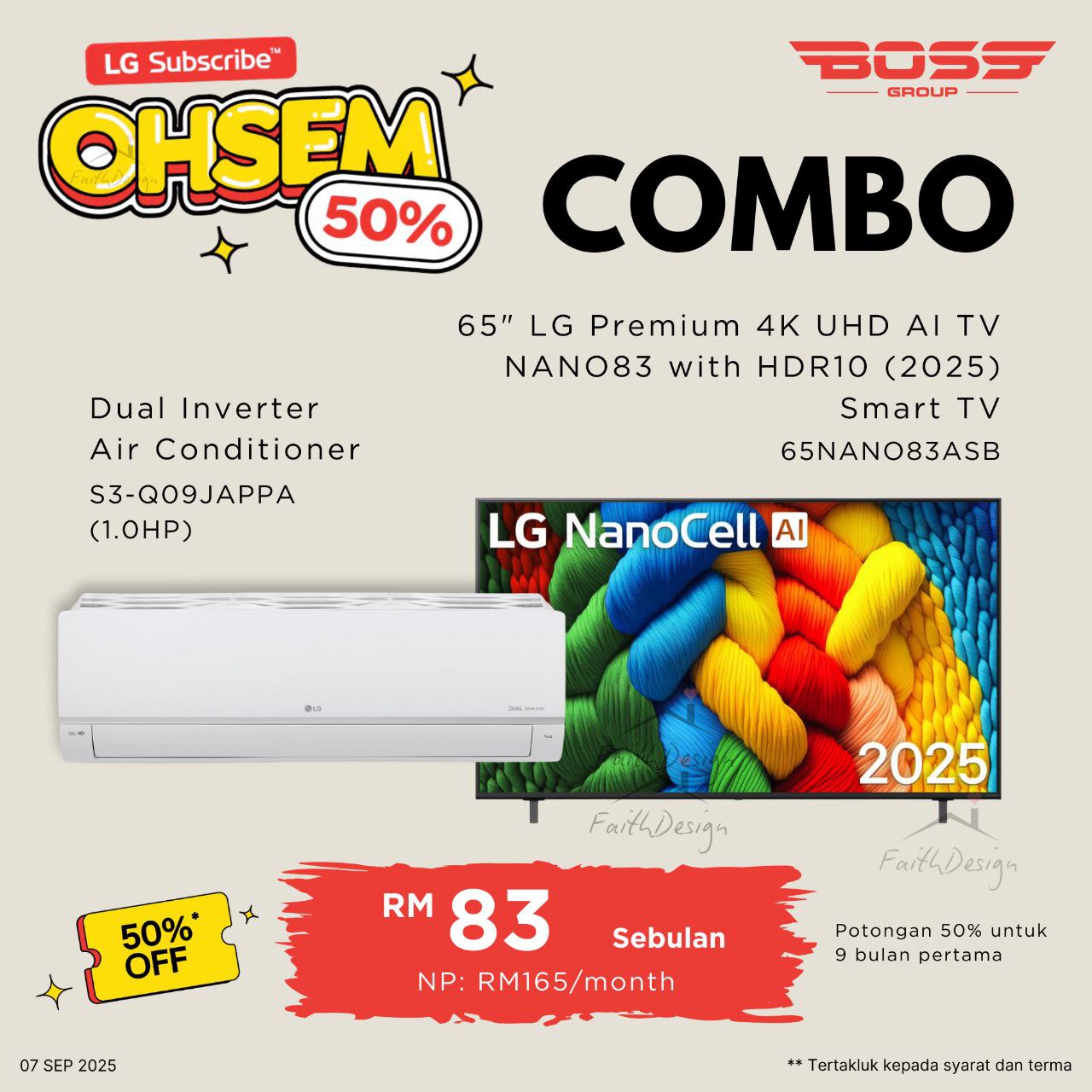 AC & Smart TV Combo
